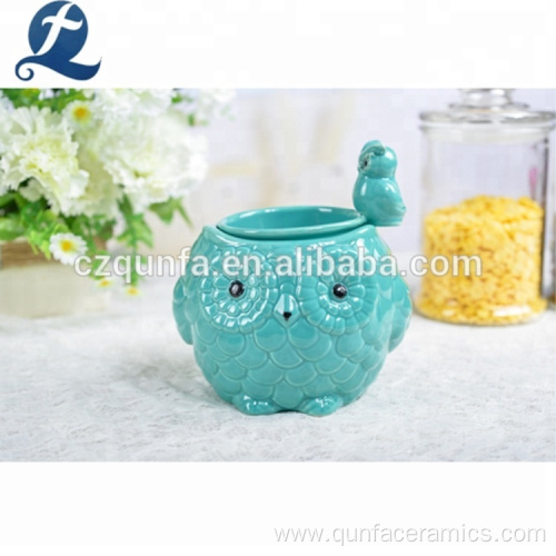 Home Decoration Bird Shape Custom Ceramic Flower Pot